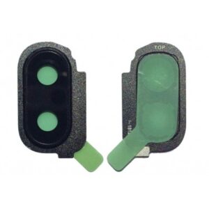 Camera Lens Glass with Frame for Samsung Galaxy M20 Black
