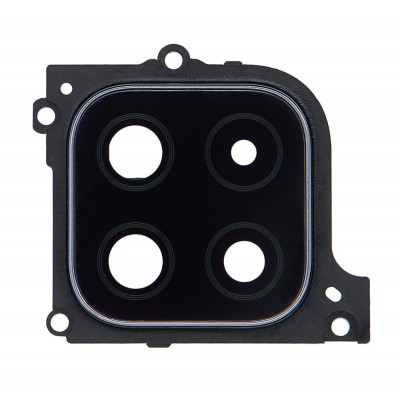 Camera Lens Glass with Frame for Samsung Galaxy A22 5G Black