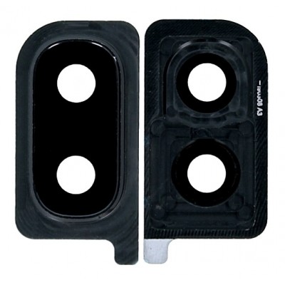 Camera Lens Glass with Frame for Samsung Galaxy A30 Black