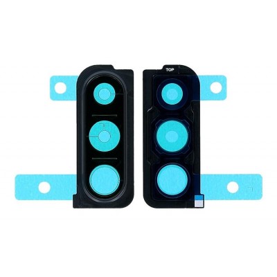 Camera Lens Glass with Frame for Samsung Galaxy A30s Black