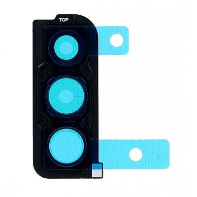 Camera Lens Glass with Frame for Samsung Galaxy A30s Black - Image 2