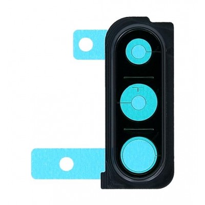 Camera Lens Glass with Frame for Samsung Galaxy A30s Black - Image 3
