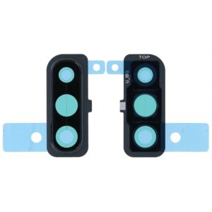 Camera Lens Glass with Frame for Samsung Galaxy A50 Black