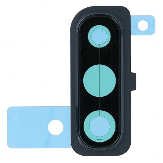 Camera Lens Glass with Frame for Samsung Galaxy A50 Black - Image 2