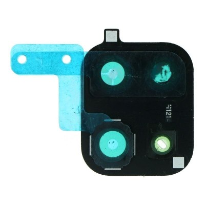 Camera Lens Glass with Frame for Samsung Galaxy Note 10 Lite Black - Image 2