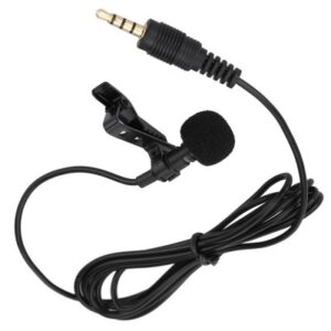 Collar Clip On Microphone for Samsung Galaxy Note 20 Ultra 5G - Professional Condenser Noise Cancelling Mic