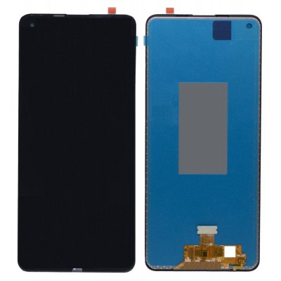 LCD with Touch Screen for Samsung Galaxy A21s - Black (display glass combo folder)