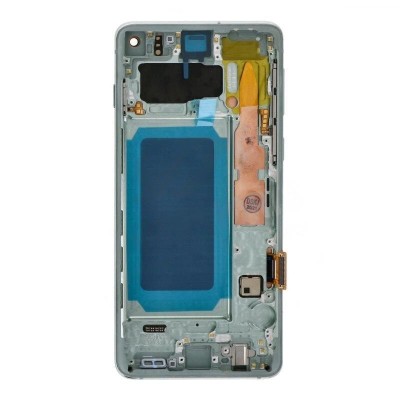 LCD with Touch Screen for Samsung Galaxy S10 - Black (display glass combo folder) - Image 3