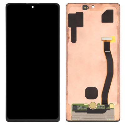 LCD with Touch Screen for Samsung Galaxy S10 Lite - Black (display glass combo folder) - Image 3