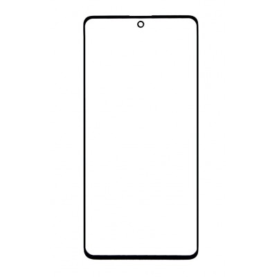 Front Glass for Samsung Galaxy A71 - Black