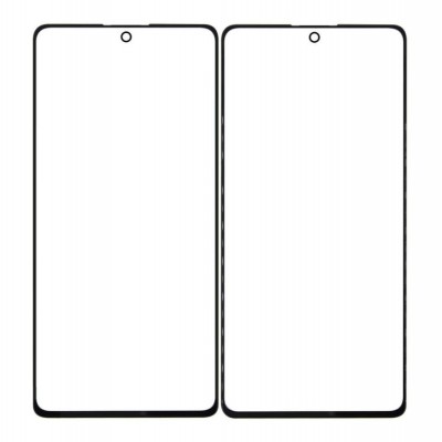 Front Glass for Samsung Galaxy Note 10 Lite - Black - Image 2