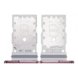 SIM Card Holder Tray for Samsung Galaxy S22 Ultra 5G - Burgundy