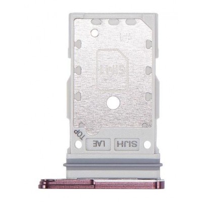 SIM Card Holder Tray for Samsung Galaxy S22 Ultra 5G - Burgundy - Image 3