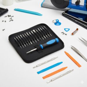 32 Pieces Screw Driver Set for Samsung Galaxy M31 - Magnetic Repair Tool Kit