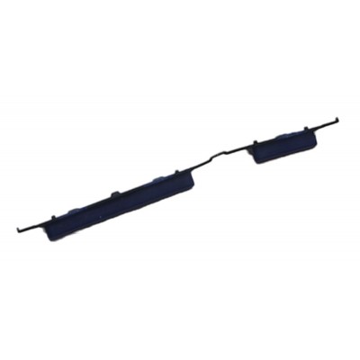 Volume Side Button Outer for Samsung Galaxy M21 Blue - Plastic Key - Image 2