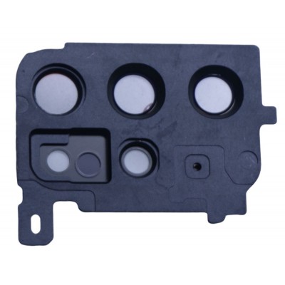 Camera Lens Glass with Frame for Samsung Galaxy S20 Plus Black - Image 2