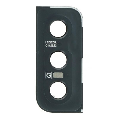 Camera Lens Glass with Frame for Samsung Galaxy S21 5G Black - Image 2