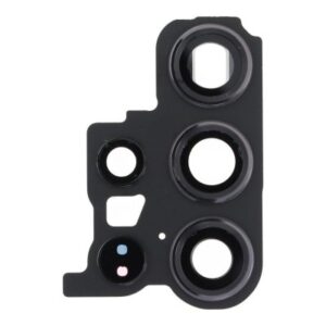 Camera Lens Glass with Frame for Samsung Galaxy S23 Ultra Black