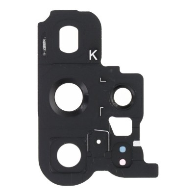 Camera Lens Glass with Frame for Samsung Galaxy S23 Ultra Black - Image 2