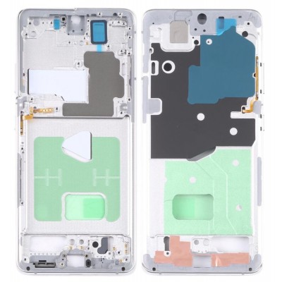 LCD Frame Middle Chassis for Samsung Galaxy S21 Ultra - White