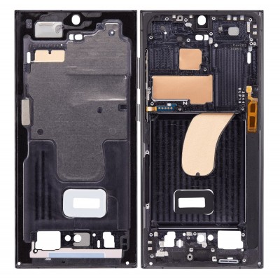 LCD Frame Middle Chassis for Samsung Galaxy S23 Ultra - Graphite