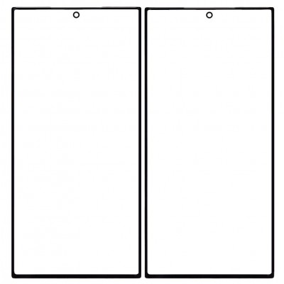 Front Glass for Samsung Galaxy S23 Ultra - Black