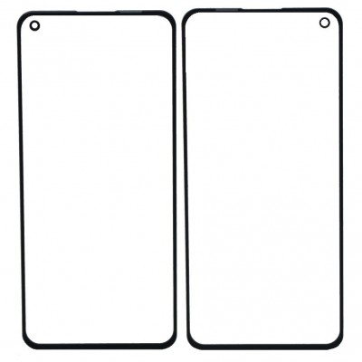 Front Glass for Xiaomi 11 Lite 5G NE - Black