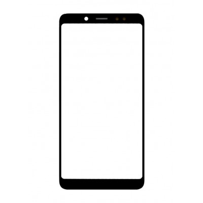 Front Glass for Xiaomi Redmi Note 5 Pro - Black - Image 2