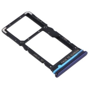 SIM Card Holder Tray for Xiaomi Redmi Note 9 Pro 5G - Blue