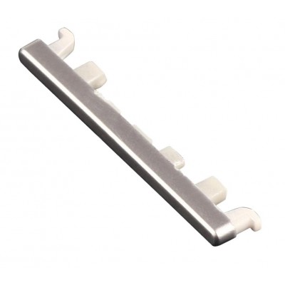 Volume Side Button Outer for Xiaomi Redmi Note 9 Pro 5G Grey - Plastic Key