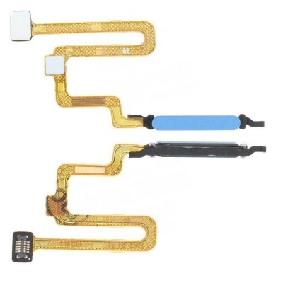 Fingerprint Sensor with Flex Cable for Xiaomi Poco X4 Pro 5G Blue