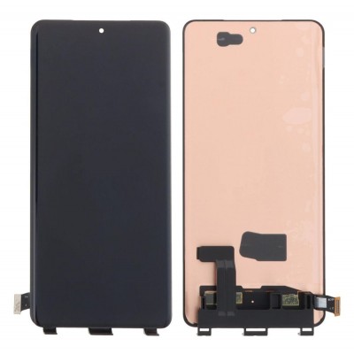 LCD with Touch Screen for OnePlus 12 - Black (display glass combo folder)