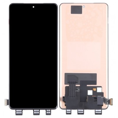 LCD with Touch Screen for OnePlus 12R 5G - Black (display glass combo folder)