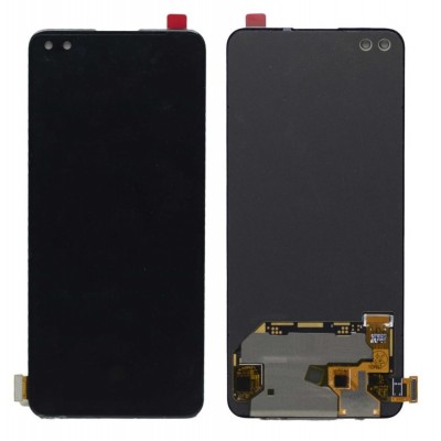 LCD with Touch Screen for OnePlus Nord - Black (display glass combo folder)