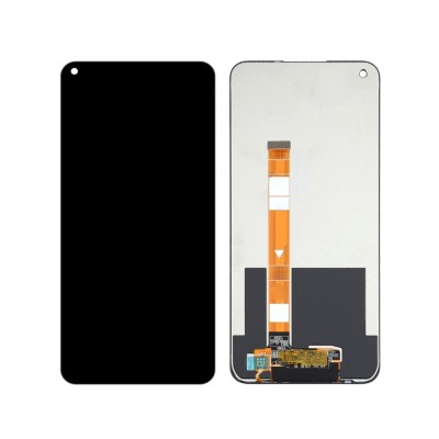 LCD with Touch Screen for Realme 7i - Black (display glass combo folder)