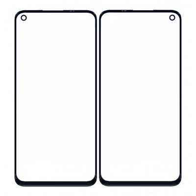 Front Glass for Realme 7 - Black