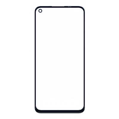 Front Glass for Realme 7 - Black - Image 2