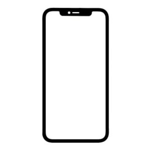 Front Glass for Apple iPhone 12 - Black