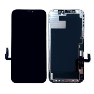LCD with Touch Screen for Apple iPhone 12 Pro - Black (display glass combo folder)