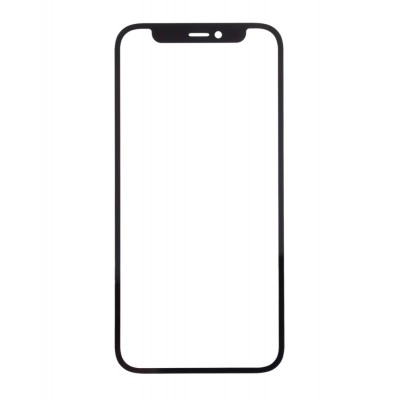 Front Glass for Apple iPhone 12 Mini - Black - Image 2