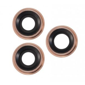 Camera Lens Glass with Frame for Apple iPhone 11 Pro Gold