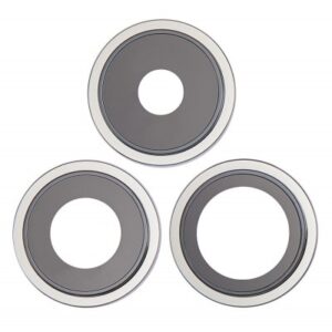 Camera Lens Glass with Frame for Apple iPhone 14 Pro Max White