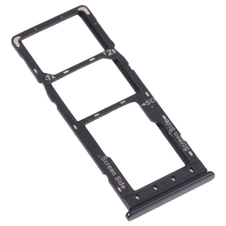SIM Card Holder Tray for Infinix Hot 10 - Black - Image 2
