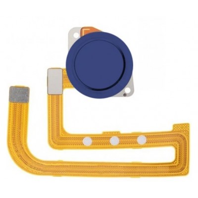 Fingerprint Sensor with Flex Cable for Motorola Moto G8 Blue