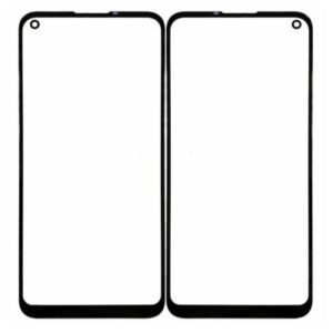 Front Glass for Realme 8s 5G - Black