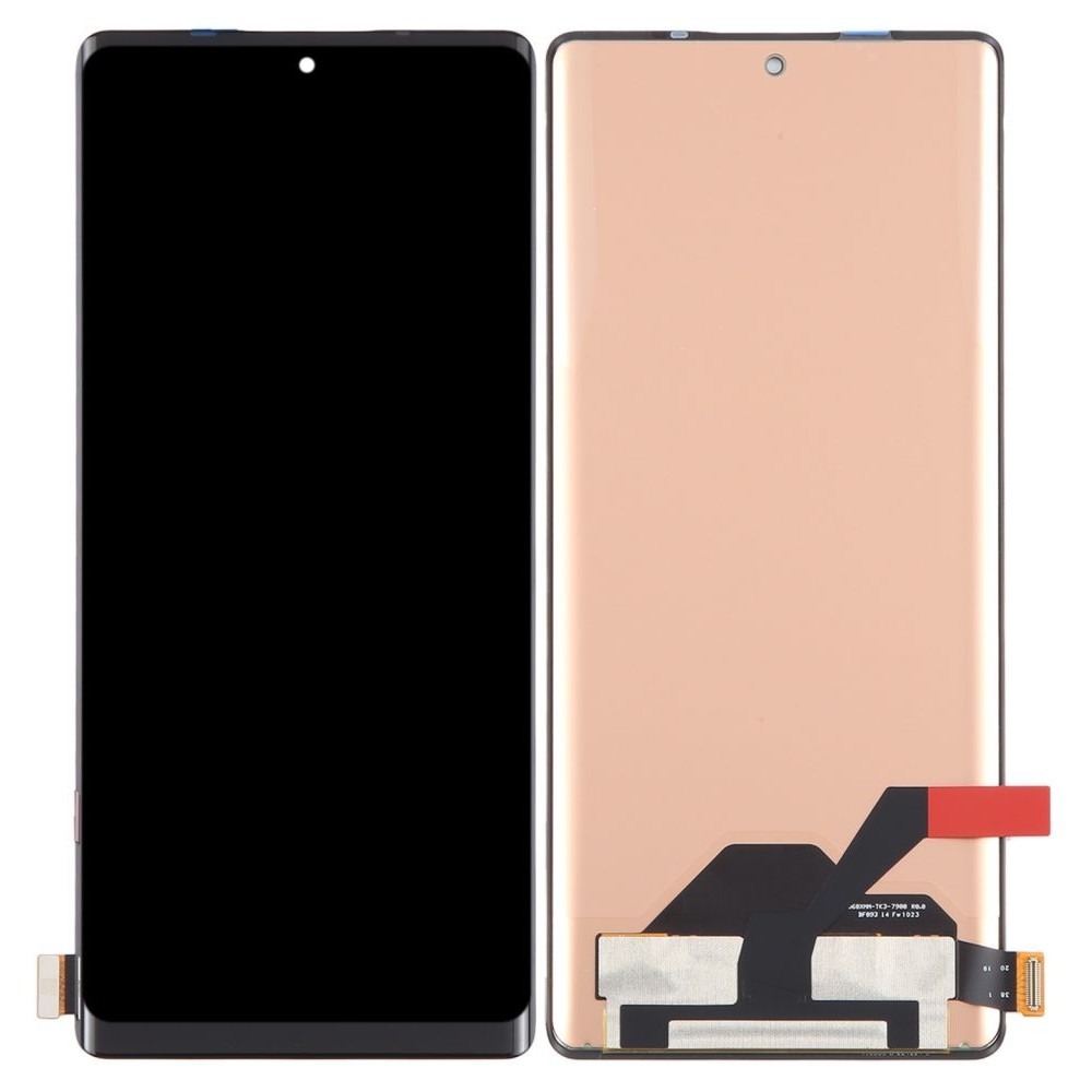 LCD with Touch Screen for Infinix Zero 30 5G - Black (display glass combo folder)
