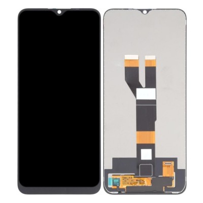 LCD with Touch Screen for Realme C11 2021 - Black (display glass combo folder)