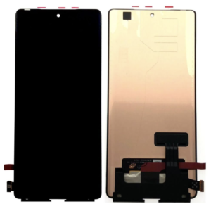 LCD with Touch Screen for Tecno Camon 30S - Black (display glass combo folder)